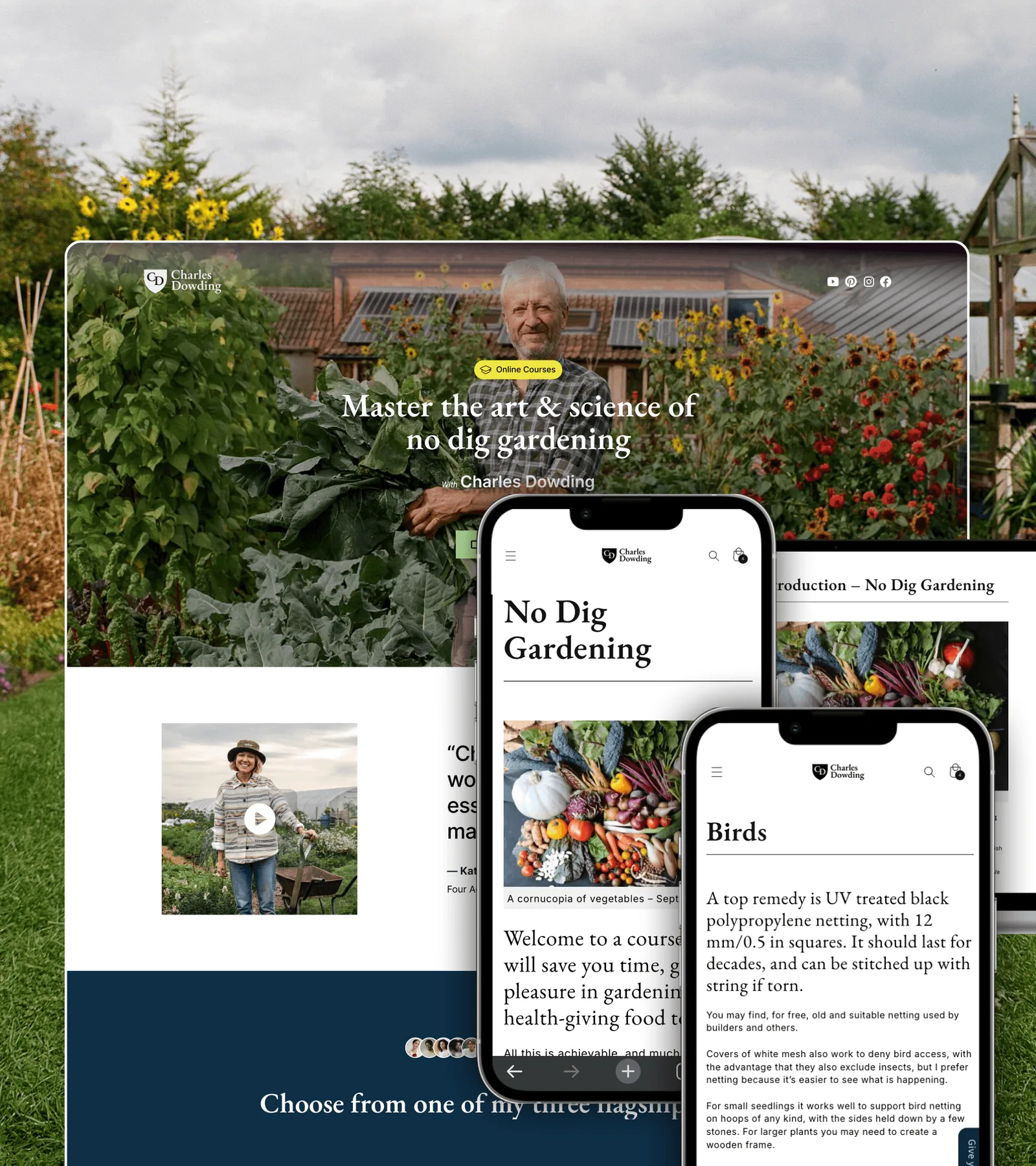 No Dig Shopify Store · Charles Dowding